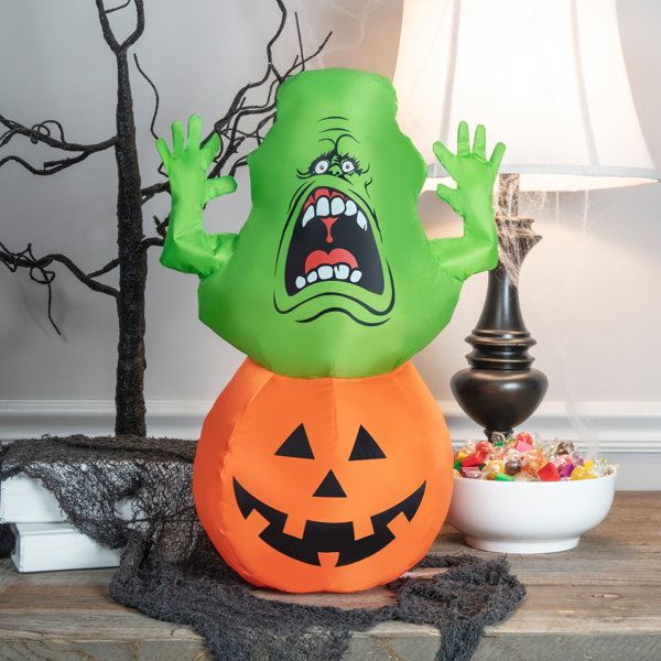 Gemmy Industries Airblown Airdorable Ghostbusters Slimer Inflatable